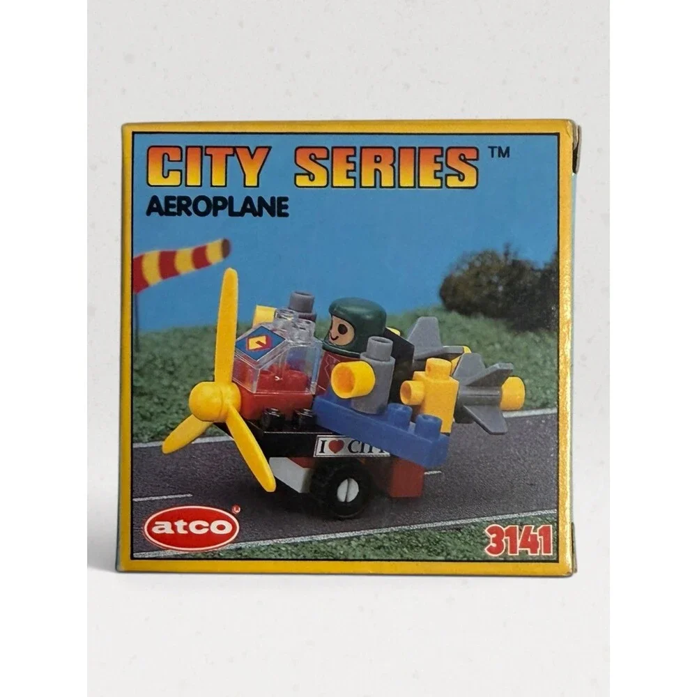 Vintage ATCO City Series 3141 Aeroplane Sealed Brand New Compatible 1980s